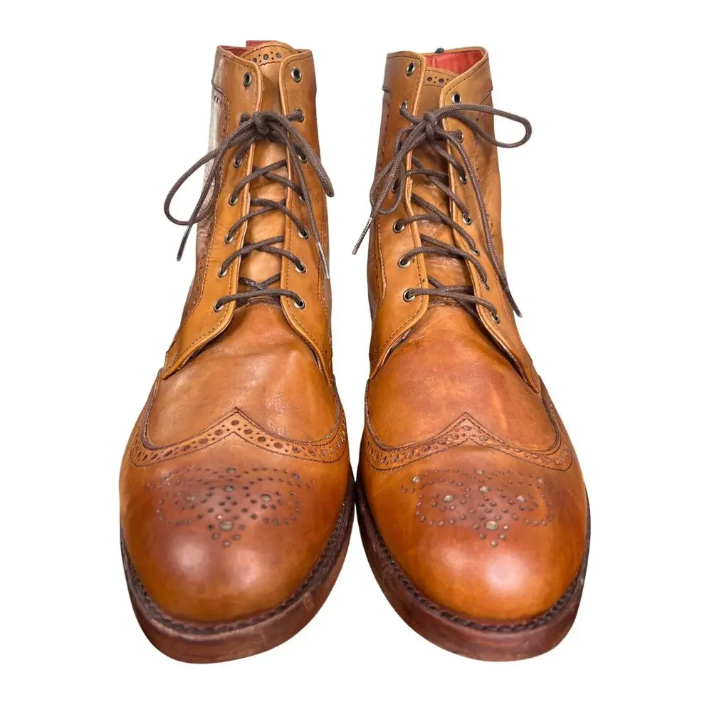 Allen Edmonds Men’s Dalton Brown Wingtip Chukka Boot Size US 14 3 E